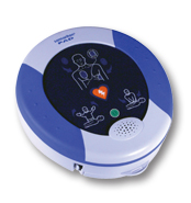 Samaritan® PAD - Public Access Defibrillator for First Responders.  The Samaritan® AED  (Automatic External Defibrillator comes with 2 pairs of electro aed pads and 2 batteries, 1 user manual, instruction, training toolkit CD, Data cable, soft shell carry case and a 5 year warranty